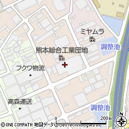 株式会社西川リビング熊本周辺の地図