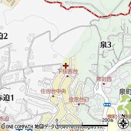 長崎県長崎市住吉台町5周辺の地図