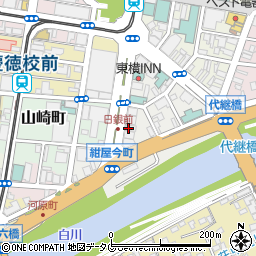 熊本ベルエベル美容専門学校周辺の地図
