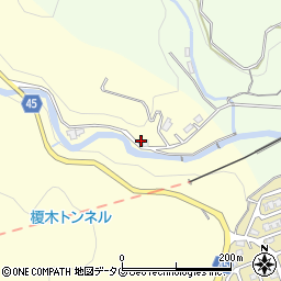 長崎県長崎市平間町1446周辺の地図