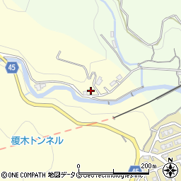 長崎県長崎市平間町1445周辺の地図