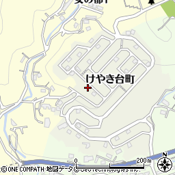長崎県長崎市けやき台町14-16周辺の地図