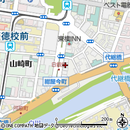 プロポーション・アカデミー熊本教室周辺の地図