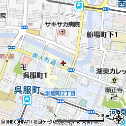 熊本県熊本市中央区中唐人町8周辺の地図