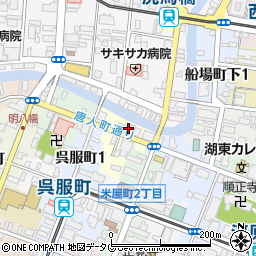 熊本県熊本市中央区中唐人町12周辺の地図
