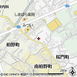 野田島原線周辺の地図
