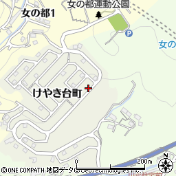 長崎県長崎市けやき台町10-2周辺の地図