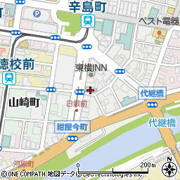 三井ガーデンホテル熊本 ガーデンカフェ周辺の地図