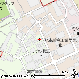 熊本県上益城郡益城町広崎1592-9周辺の地図