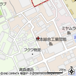 日本図書輸送株式会社熊本営業所周辺の地図