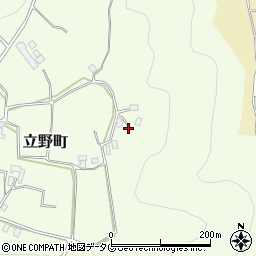 長崎県島原市立野町2505-3周辺の地図