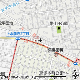 アメニティハイツ京塚周辺の地図