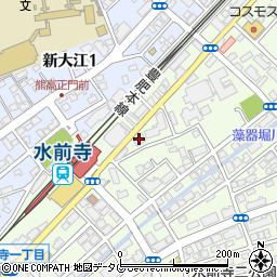 シティライフ水前寺駅前周辺の地図