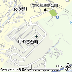 長崎県長崎市けやき台町11周辺の地図
