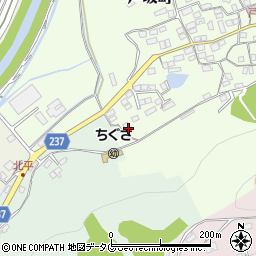 熊本県熊本市西区戸坂町16-39周辺の地図