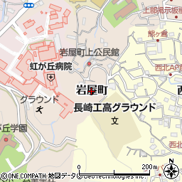 長崎県長崎市岩屋町48周辺の地図