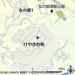 長崎県長崎市けやき台町12-5周辺の地図