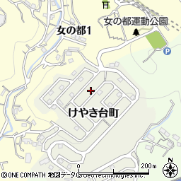 長崎県長崎市けやき台町18-6周辺の地図