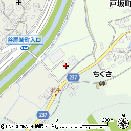 熊本県熊本市西区戸坂町23-30周辺の地図