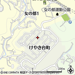 長崎県長崎市けやき台町18周辺の地図
