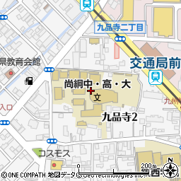 尚絅中学・高等学校周辺の地図