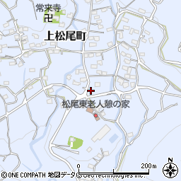 熊本県熊本市西区上松尾町周辺の地図