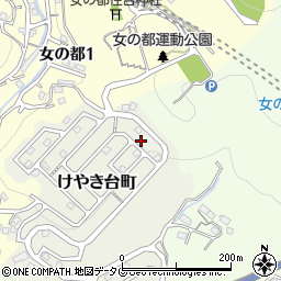 長崎県長崎市けやき台町19周辺の地図