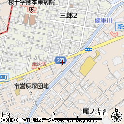 尾ノ上郵便局周辺の地図