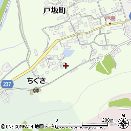 熊本県熊本市西区戸坂町15周辺の地図