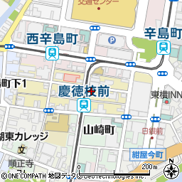 熊本県旅館ホテル生活衛生同業組合周辺の地図