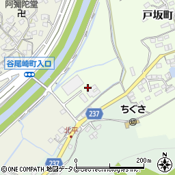熊本県熊本市西区戸坂町23周辺の地図
