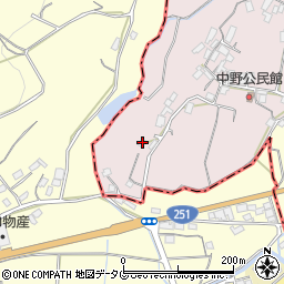 長崎県雲仙市愛野町乙4195周辺の地図