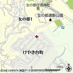 長崎県長崎市けやき台町18-22周辺の地図