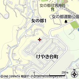 長崎県長崎市けやき台町16周辺の地図