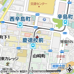 熊本市民劇場周辺の地図