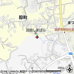 温泉熊野神社周辺の地図