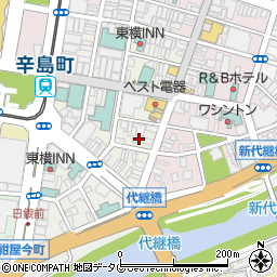 株式会社ナガノ熊本店周辺の地図