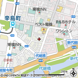 株式会社ナガノ熊本店周辺の地図