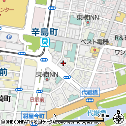 東京コンピュータサービス株式会社　熊本支店周辺の地図