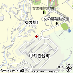 長崎県長崎市けやき台町16-3周辺の地図