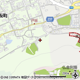 熊本県熊本市西区戸坂町11-6周辺の地図