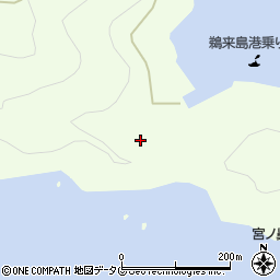 高知県宿毛市沖の島町鵜来島25周辺の地図
