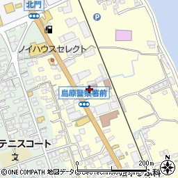 島原地区交通安全協会周辺の地図