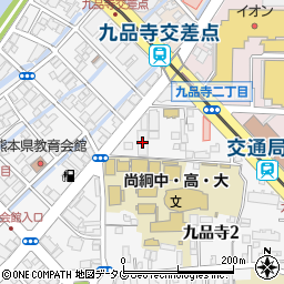 フラワーマンション九品寺周辺の地図
