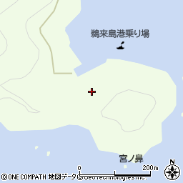 高知県宿毛市沖の島町鵜来島39周辺の地図