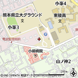 ココファン小峯周辺の地図