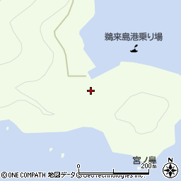 高知県宿毛市沖の島町鵜来島50周辺の地図