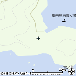 高知県宿毛市沖の島町鵜来島104周辺の地図