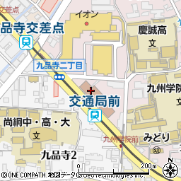 熊本市市民活動支援センター・あいぽーと周辺の地図