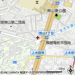 九州木材工業株式会社　熊本支社周辺の地図